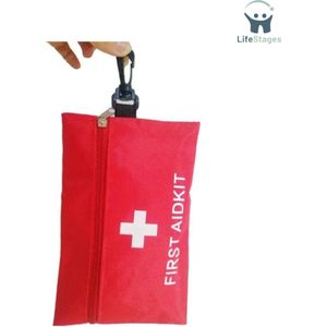 LifeStages - Noodkit - Emergency Survival Kit, 107 Pcs Mini EHBO-Kit - Mini Survival Kit - Cure Voor Thuis - Reizen Auto Wandelen Van Camping - Parken - Scouts - Reizen