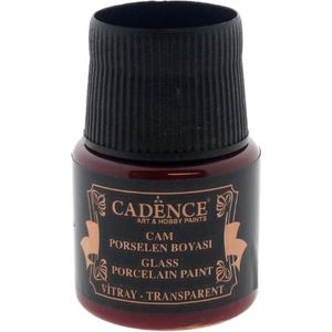 Cadence Glas & Porselein verf transparant oranje 45 ml