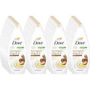 Dove Douchegel - Moisturising Care & Argan Oil 250ML - Voordeelverpakking 24 stuks