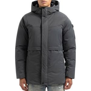 Pure Path - Technical Parka - Winterjas - Donkergrijs - Heren