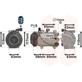 Van Wezel - AIRCO COMPRESSOR VOOR KIA PICANTO TA 2011-2017 977011Y200