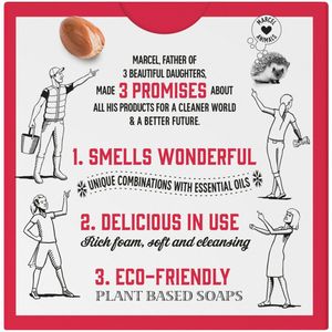 Marcel's Green Soap - Conditioner Bar - Argan & Oudh - Krachtige werking - 60 gr - 1 stuk