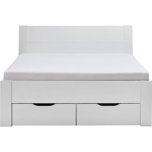 Beddenreus Basic Bed Space met hoofdbord en opbergladen - 90 x 200 cm - wit