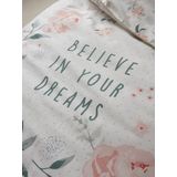 Vertbaudet - Set Dekbedovertrek + Kussensloop - EAU DE ROSE - Voor Kinderen