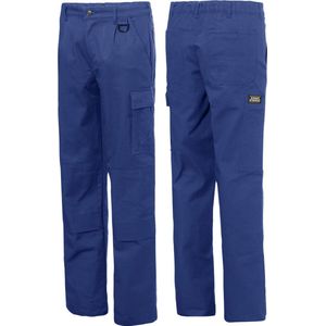 Ultimate Workwear - Standaard Werkbroek DAVOS - 100% katoen 320 gr/m2- Blauw (Kobalt/Royal Blue)