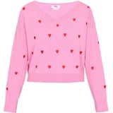 MYMO - Comfy - Trui - Rosa / Rood