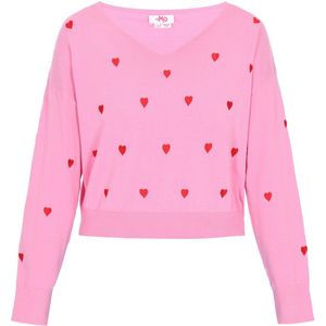 MYMO - Comfy - Trui - Rosa / Rood