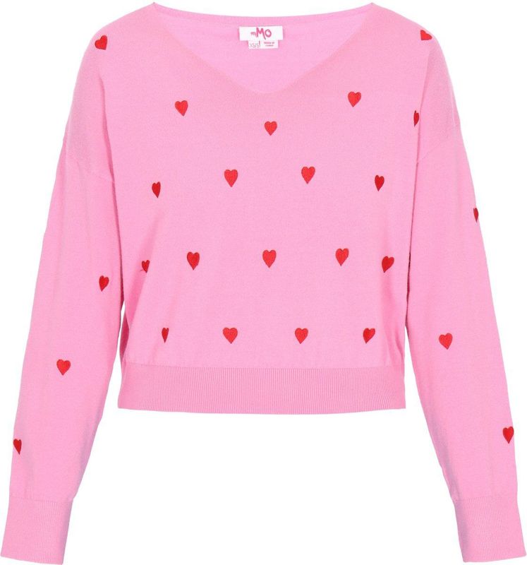 MYMO - Comfy - Trui - Rosa / Rood