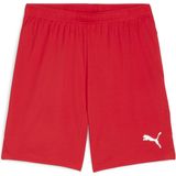 PUMA teamGOAL Shorts Heren Sportbroek - Puma Rood-Puma Wit - Maat S