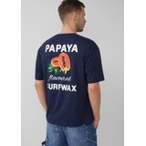 s.Oliver Shirt  marine / spar / donkeroranje / wit