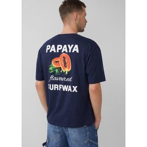 s.Oliver Shirt  marine / spar / donkeroranje / wit