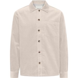!Solid - Overhemd 'Ingvi' - Crème - Lange Mouw - Corduroy
