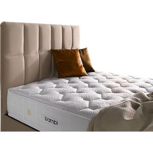 Pointhome Bambi Box Spring Bed Set 140 x 200 H4 / H5, Golden Prime Bedroom Bed, 1 x Mattress, 1 x Bed Drawer, 1 x Bed Headboard