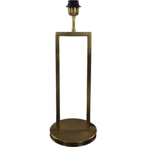 Olly Tafellamp voet - 20x20x55 cm - Goud - Metaal, tafellamp slaapkamer, tafellamp industrieel, tafellampen woonkamer, tafellamp zwart, tafel lamp, tafellamp slaapkamer industrieel, tafellampje