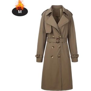 Bovista Mantel Dames - Tussenmantel - Jas - Mantelpakje - Trenchcoat - Overjas - Overcoat - Winter - Koffie - XS