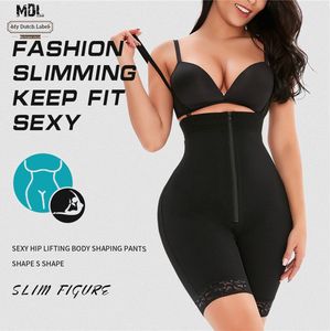 Sterke Fajas Double control Shapewear – Postoperatief Herstel & Body Shaper | Verstelbare Bandjes, Rits & 3 Hooks | Buik Platte, Billen Gelift & Comfortabele Compressie - Maat XXL - Kleur Beige/nude