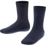 FALKE Catspads antislip noppen katoen merinowol huissokken kinderen blauw - Maat 35-38