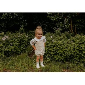 La Olivia Kids - Lilo Romper White - 12-18M