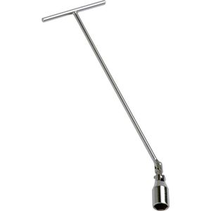 CAR PLUS Bougiesleutel - Extra Lang - 50 cm - 16 mm - Staal/Chroom