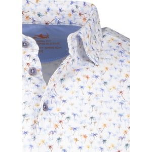 Eden Valley poloshirt extra lang wit