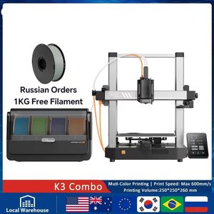 Anycubic Kobra 3 3D-printer – 3D Printer – FDM Printer – Creatieve Printer – Hobby Printer – Groot Bouwvolume 250x250x260 mm – Maximale Printsnelheid 600 mm/s