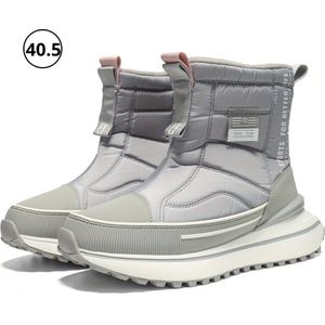 Livano Antislip Sneeuwboots - Snowboots - Wintersport Sneeuwschoenen - Ski Gadgets Voor Dames - Maat 36 - Licht Grijs