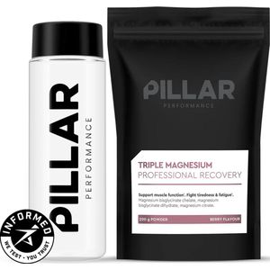 PILLAR Performance Triple Magnesium Berry + Micro shaker (voordeelpakket)