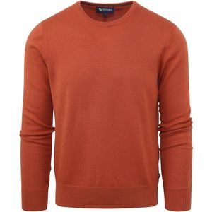 Suitable - Respect Oinix Pullover O-Hals Oranje - Heren - Maat XL - Slim-fit