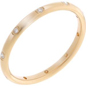 Orphelia RD-3065/55 - Ring - geelgoudkleurige 18 Karaat - Diamant 0.09 ct