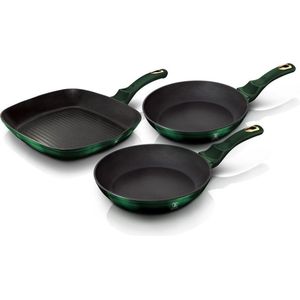 Berlinger Haus - BH-6167F - Pannenset - 3 delig - Emerald collection