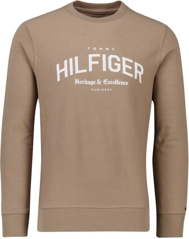 TOMMY HILFIGER - ARCH - Sweatshirt - Camel - Lange Mouw