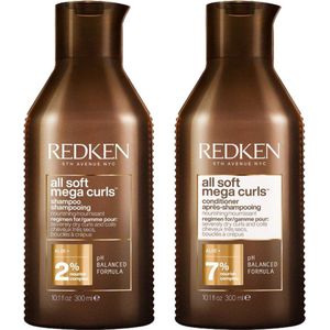 Redken All Soft Mega Curls Shampoo 300ml + Conditioner 300ml