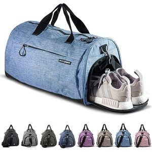 Sporttas met mooie tas & natuurlijke tas, voor heren & dames, reistas, fitnesscups, blauw(58x31x31) m