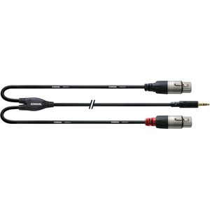 CORDIAL 3 M REAN JACKPLUG 3,5 MM/2X XLR F