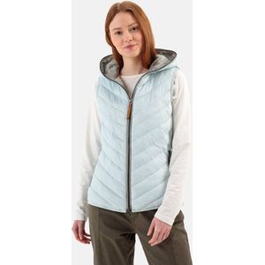 camel active Gewatteerd vest van gerecycled polyamide - Maat womenswear-36 - Lichtblauw