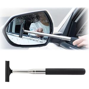 Auto accessories - Autoruitenwisser - 98CM - Intrekbare wisser voor autoruiten - voor alle voertuigen/universele autoaccessoires - zwart