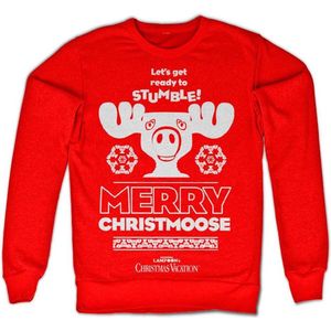 National Lampoon's Christmas Vacation Sweater/trui -S- Merry Christmoose Rood