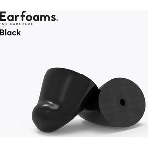 Flare Audio - Earshade Navulverpakking - Zwart - Memory Foam Tips