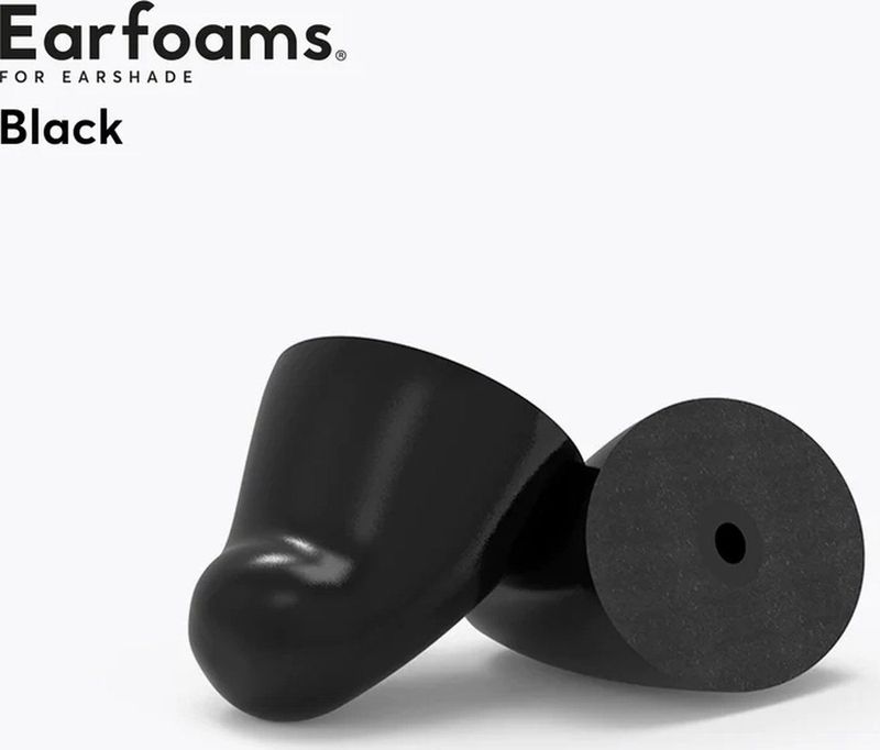 Flare Audio - Earshade Navulverpakking - Zwart - Memory Foam Tips