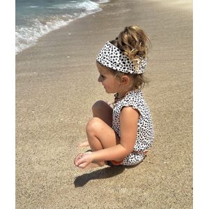 Ducksday - tankini - baby - met haarlint - omkeerbaar - voor meisjes - UPF 50+ - Driedelige zwemset - Moana - Maat 74