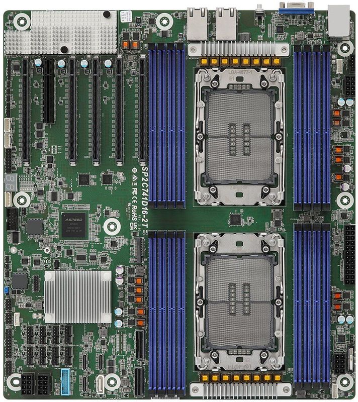 Asrock SP2C741D16-2T moederbord LGA 4677 (Socket E) EEB