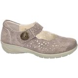 G-COMFORT - P-9528 - Ballerina's - Taupe - Nubuck - Klittenbandsluiting