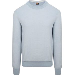 BOSS Trui Klapok Blauw - Maat M - Heren - Pullovers