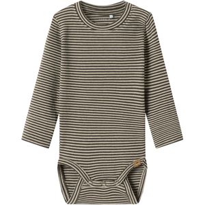 Biologisch Katoen - Romper - Ribgebreid - Lange Mouwen - Drukknopen