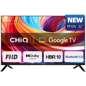 CHiQ - L32FM10V - Smart TV - 32 Inch - FHD - Metalen Randloos - Google TV - Dolby Audio