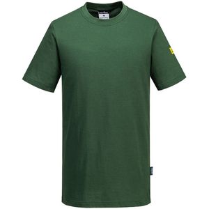 Portwest - AS20 - Antistatisch ESD T-Shirt - Flessengroen
