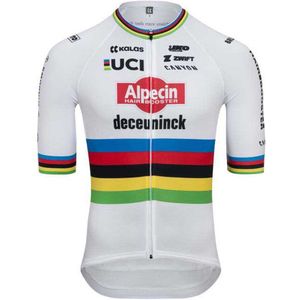 Kalas Alpecin-deceuninck World Champion 2024 Jersey Met Korte Mouwen Veelkleurig L Man