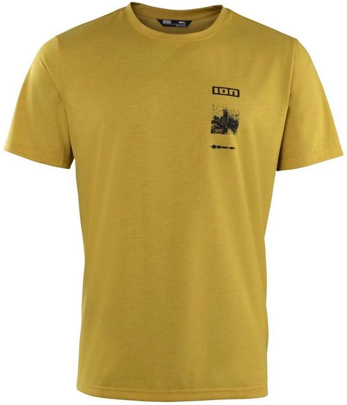 ion s ionic dr mtb shirt met korte mouwen geel heren