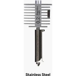Bambu Lab 0.2mm Hotend Assemblage met RVS Nozzle - A1 Series