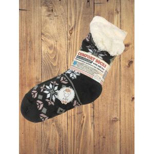 wintersok met fleece voering en anti-slip